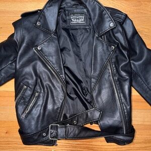 Levi's Classic Black Leather Jacket